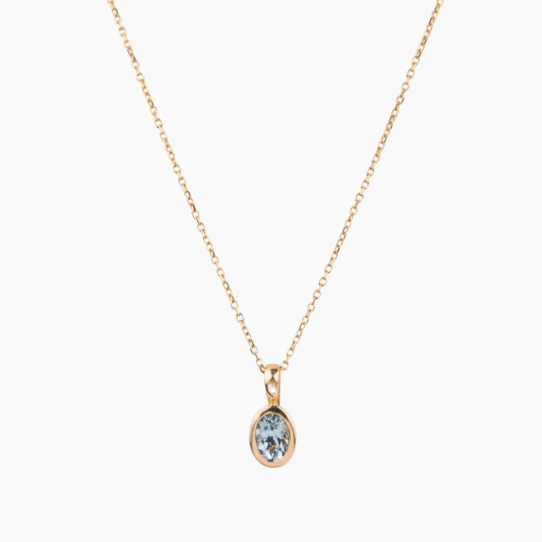 Mia Aquamarine Necklace