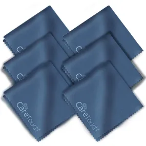 Microfiber Cleaning Cloths, 6 Pack - Cleans Glasses, Lenses, Phones, Screens