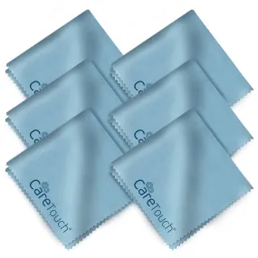 Microfiber Cleaning Cloths, 6 Pack - Glass Wipes For Eyeglasses, Lenses