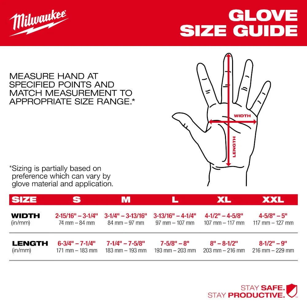 Milwaukee 48-73-7153 Cut Level 5 High-Dexterity Nitrile Dipped Gloves - XL