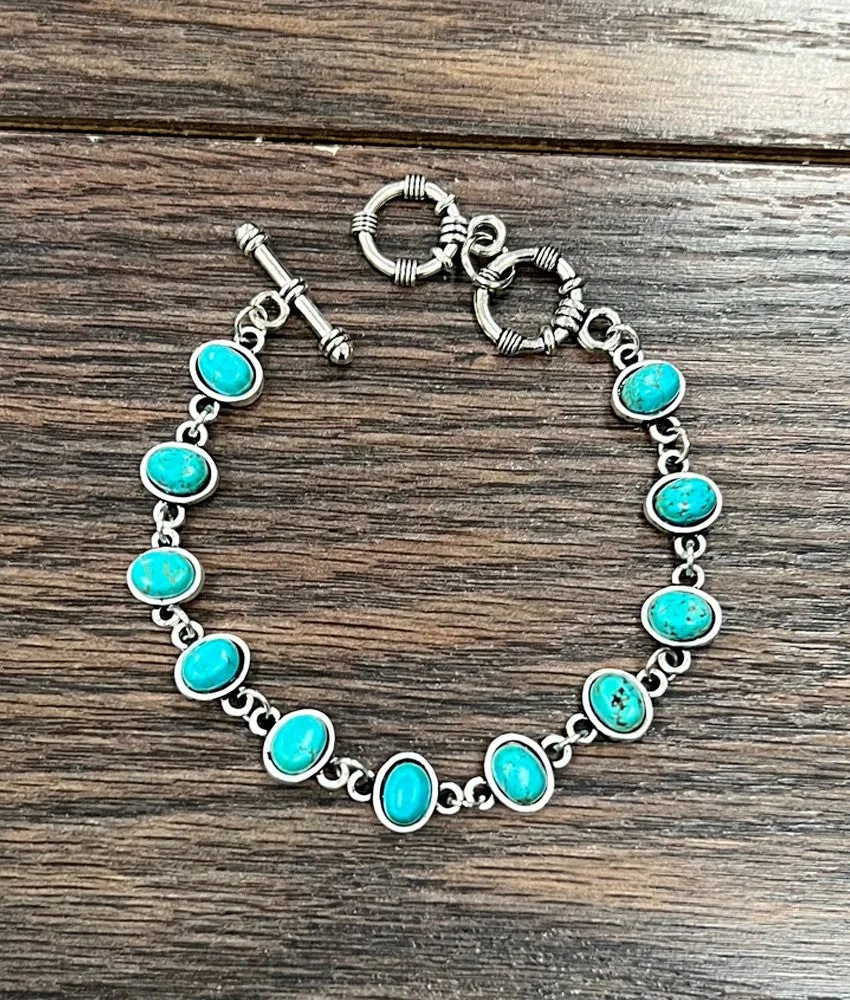 Mini Turquoise Stone Bracelet