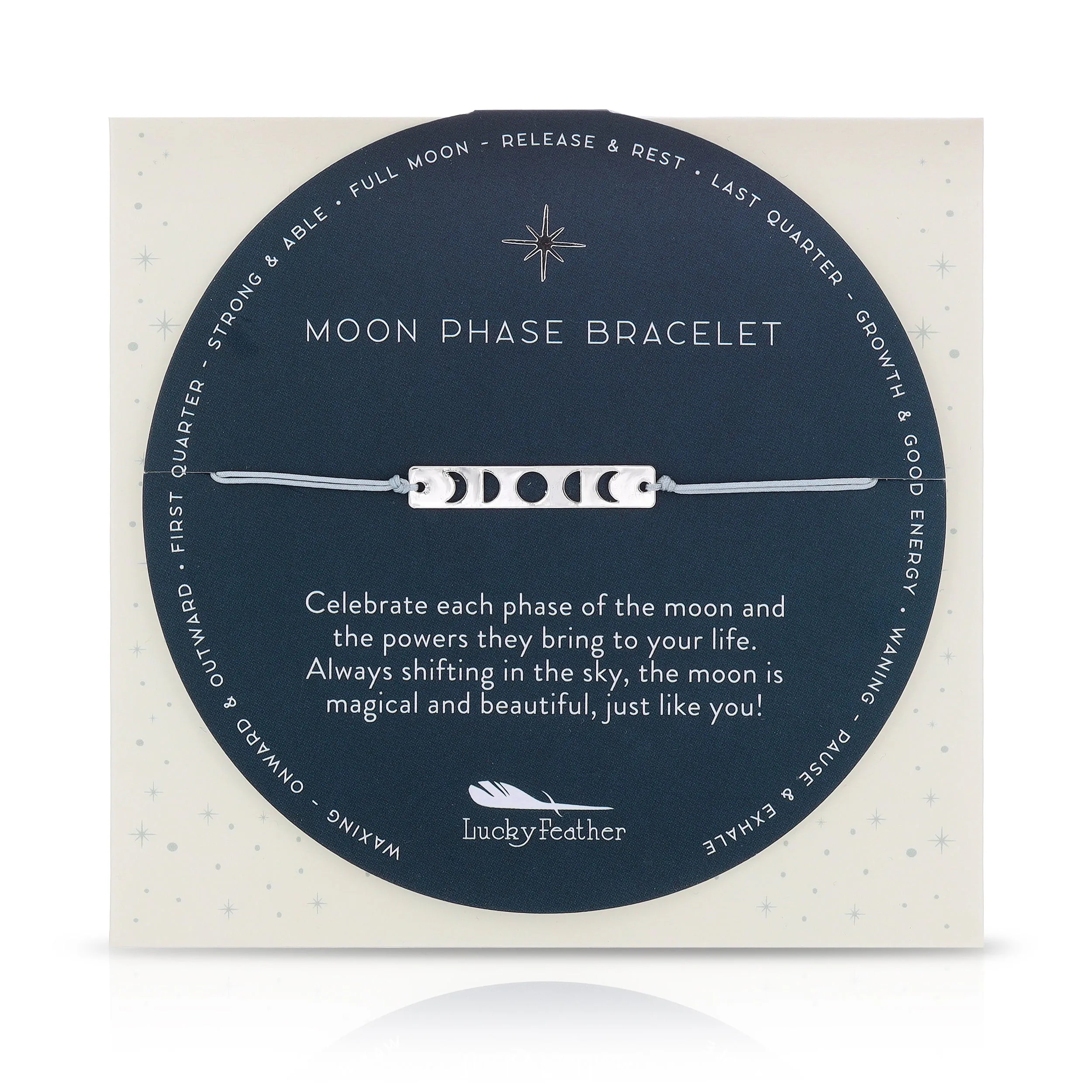 Moon Phase Bracelet Silver