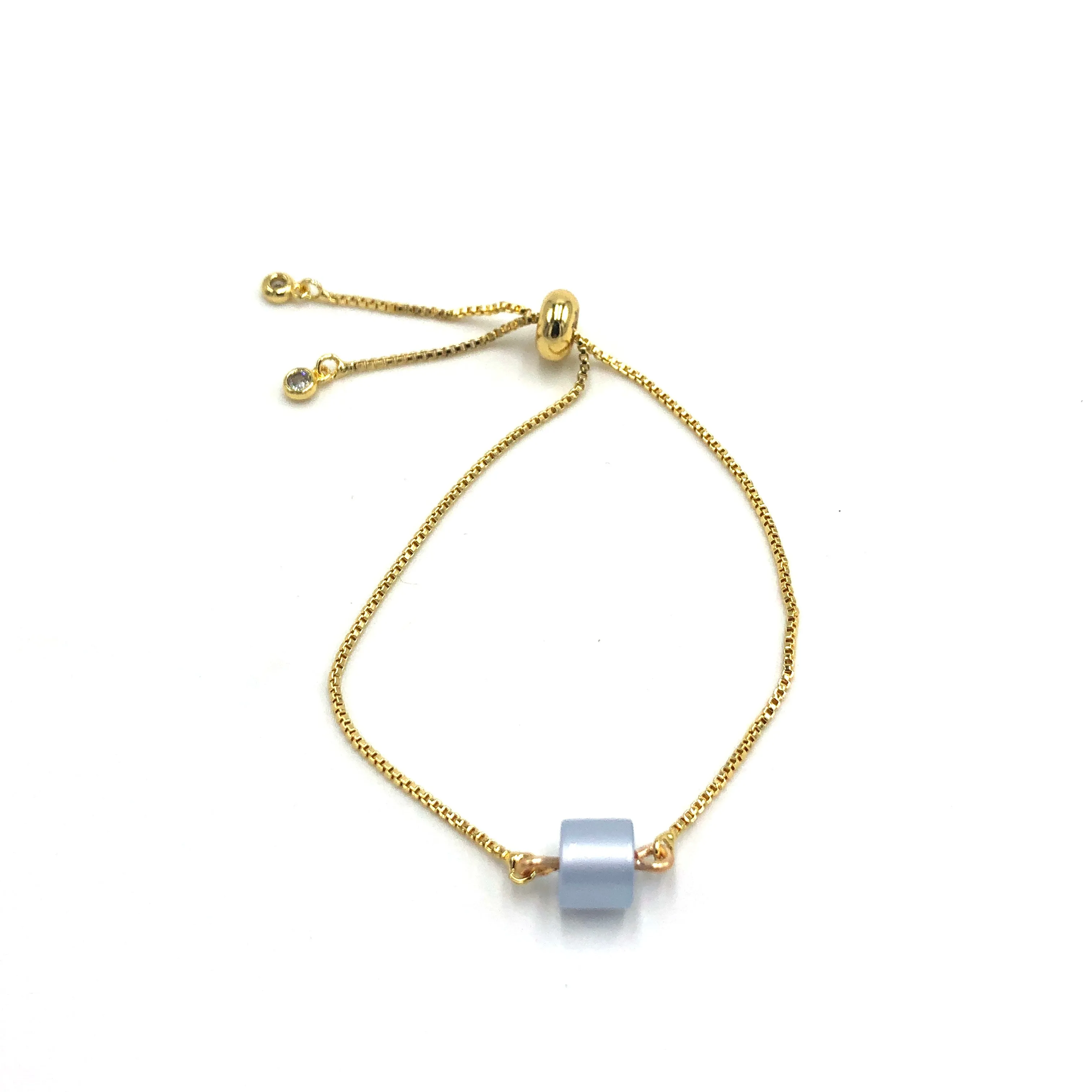 Moonglow Chain Slider Bracelet