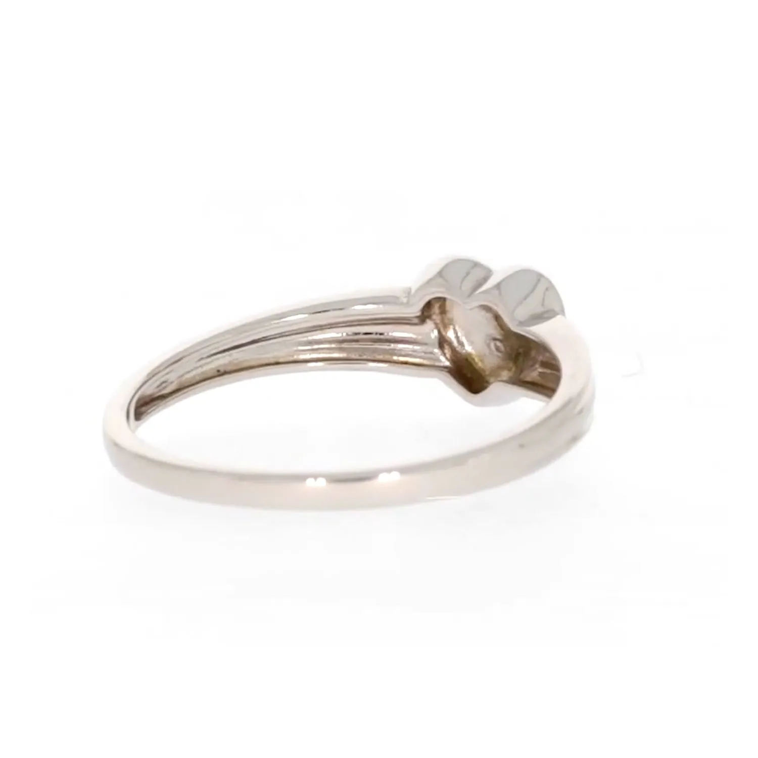 My First Diamond Kids Sterling Silver Diamond Set Signet Ring