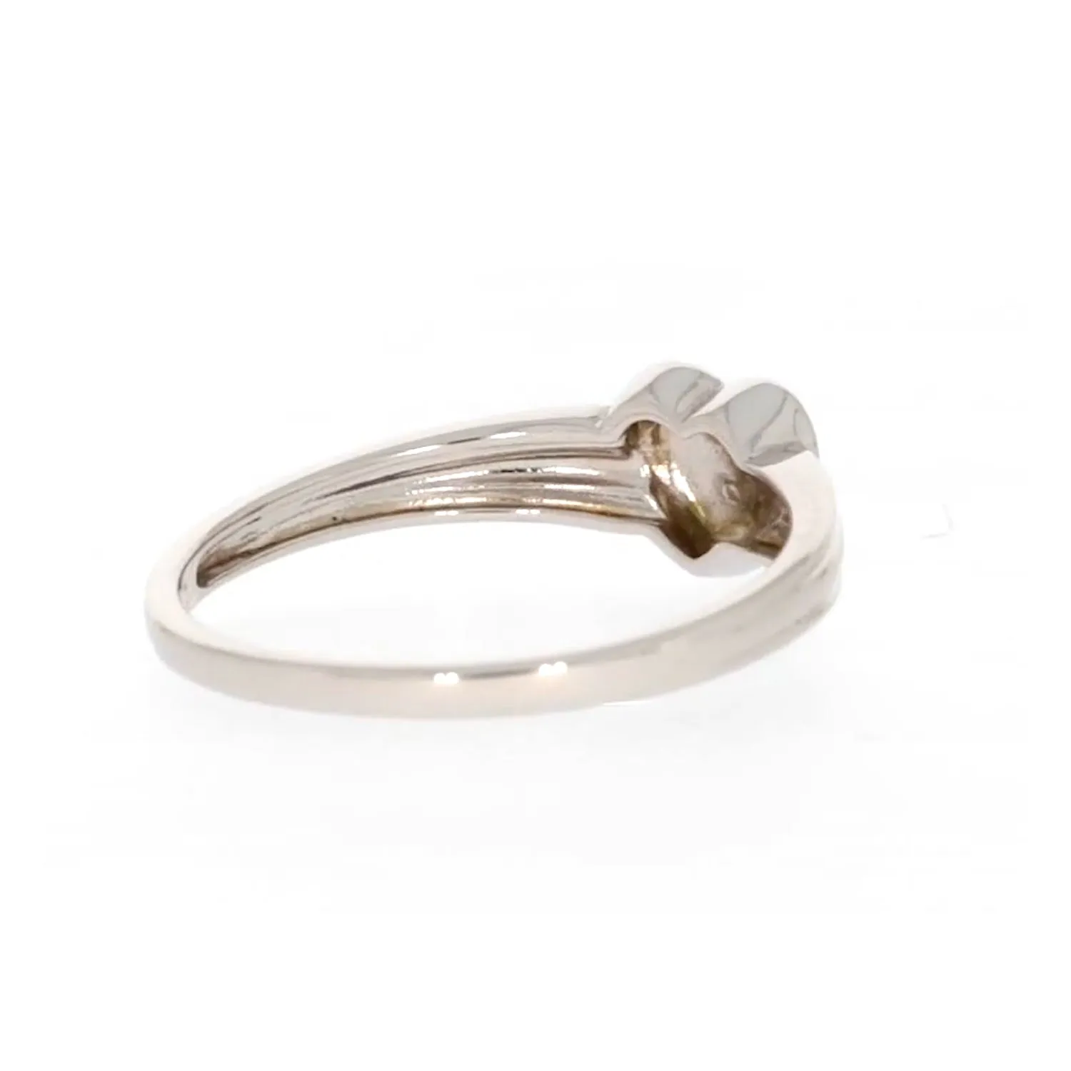My First Diamond Kids Sterling Silver Diamond Set Signet Ring
