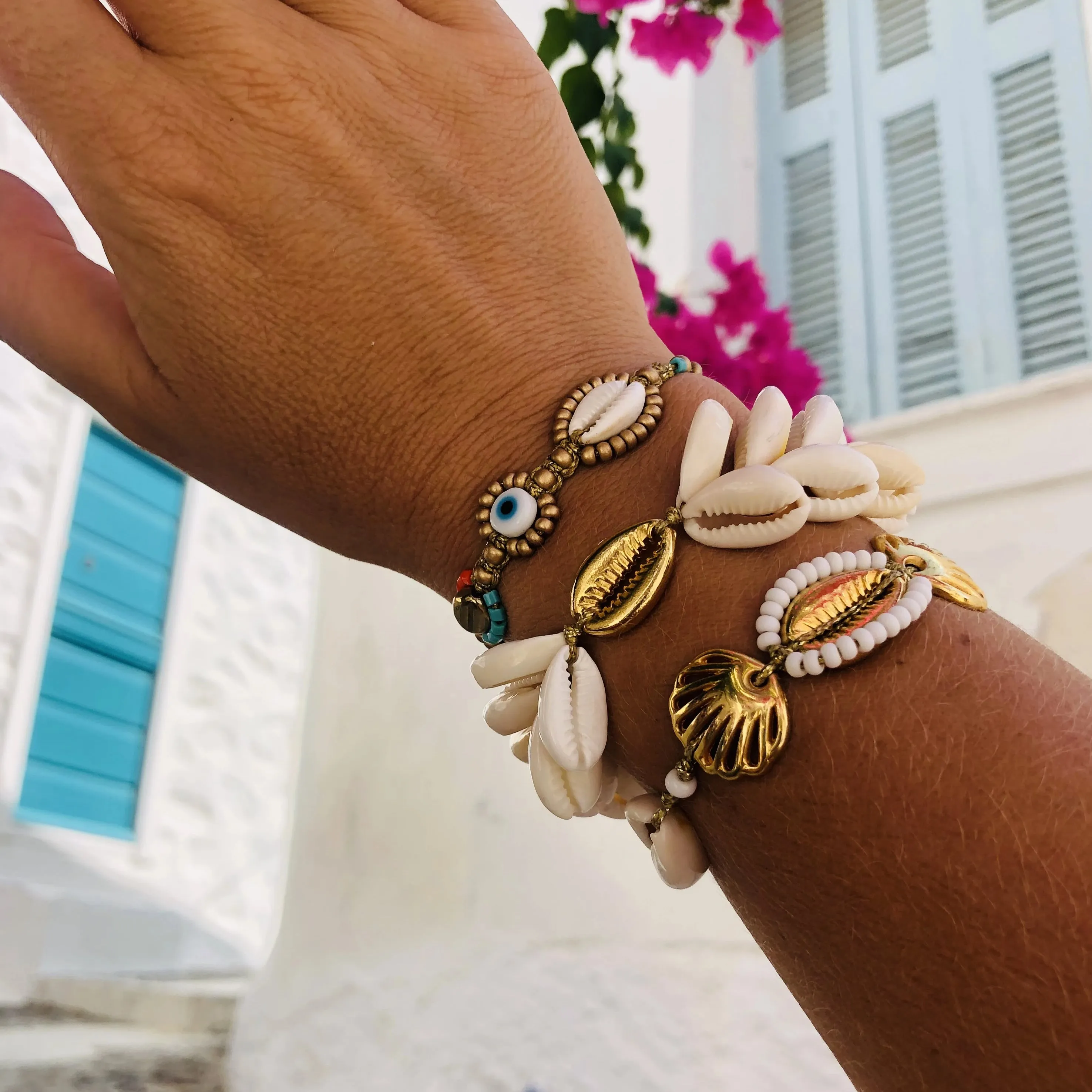 Mykonos Shell Bracelets 1