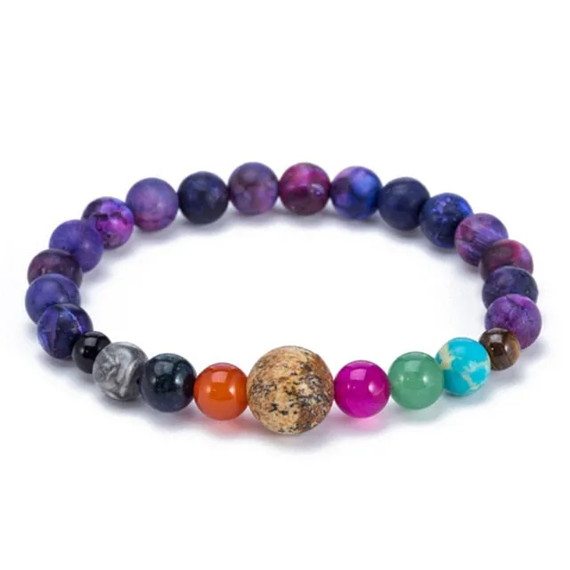 Natural Crystal Stone Beads Bracelet