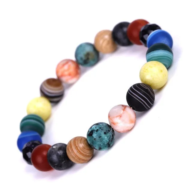 Natural Crystal Stone Beads Bracelet