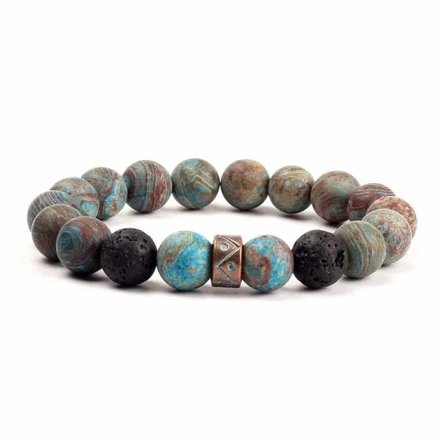 Natural Crystal Stone Beads Bracelet