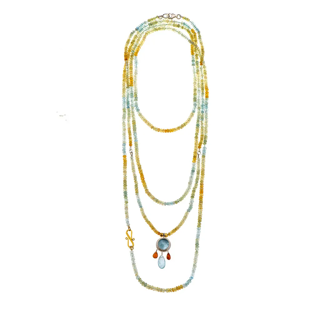 Nava Zahavi Exquisite Aqua Necklace