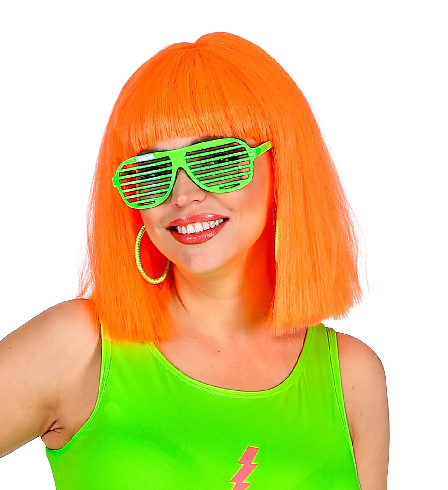 Neon Green Shutter Glasses