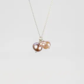 NEW! Pink & Purple Pearl Pendant by Rina Young