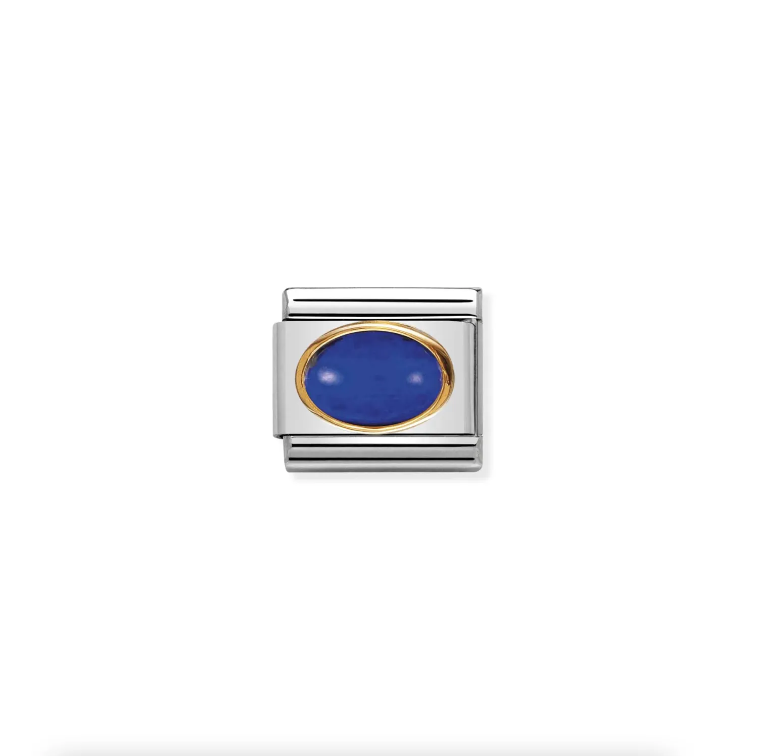 Nomination - Link Oval Stone 18k Gold LAPIS LAZULI