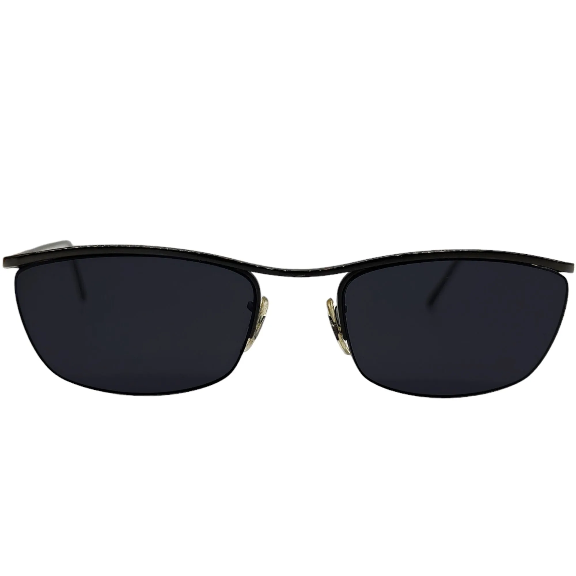 OLIVER PEOPLES Semi Rimless  Unisex Sunglasses - Black