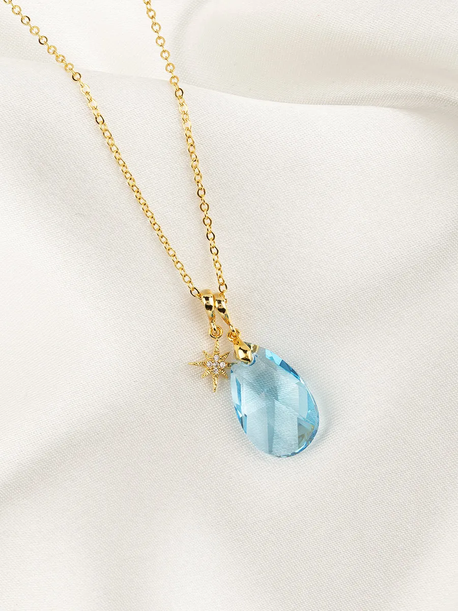 Olivia Necklace Set | Aquamarine