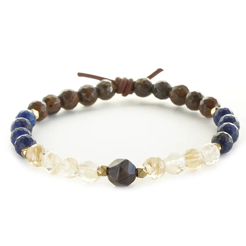 One Day Closer Mini Bracelet - Blue | Military Deployment Bracelet