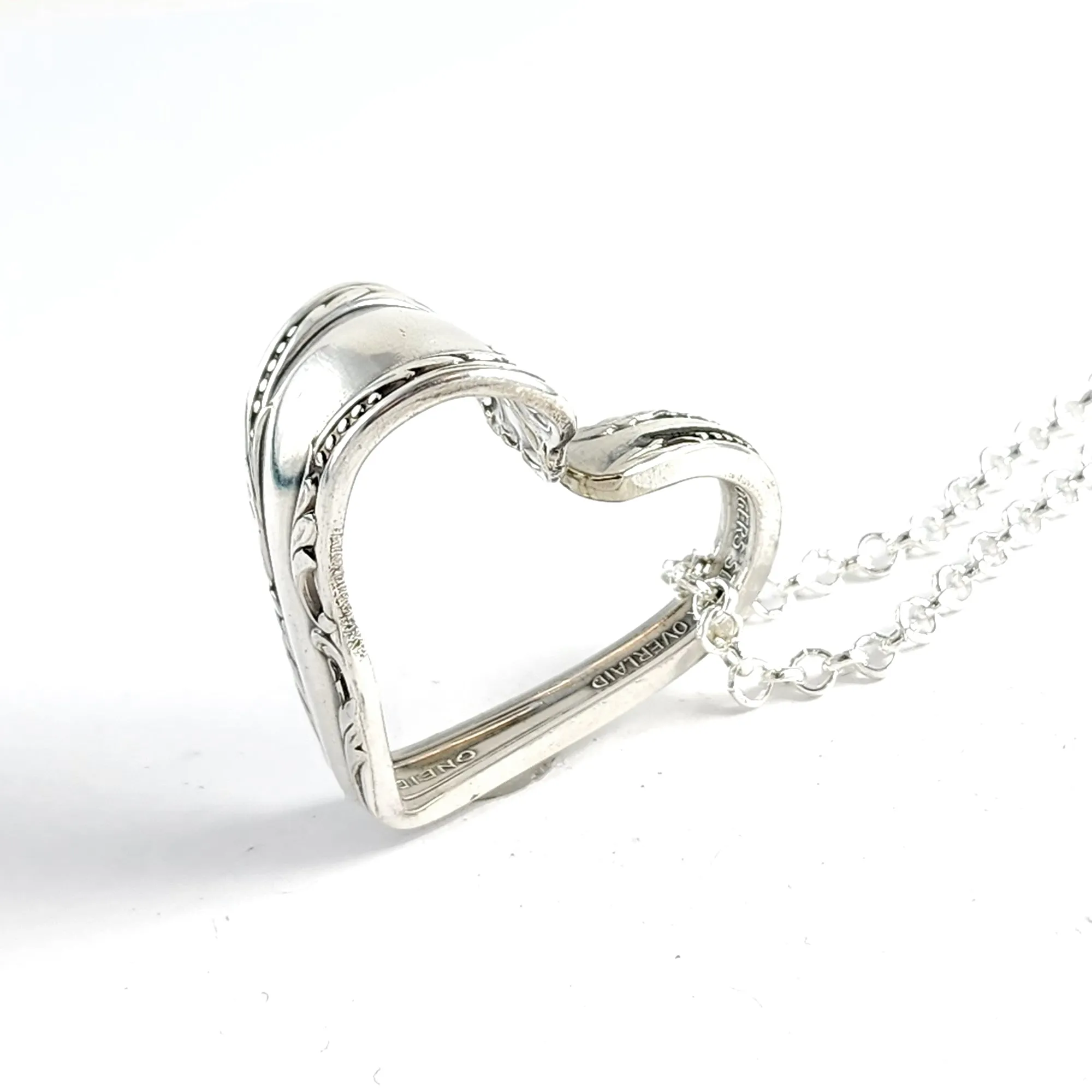 Oneida Chalice Floating Heart Spoon Necklace