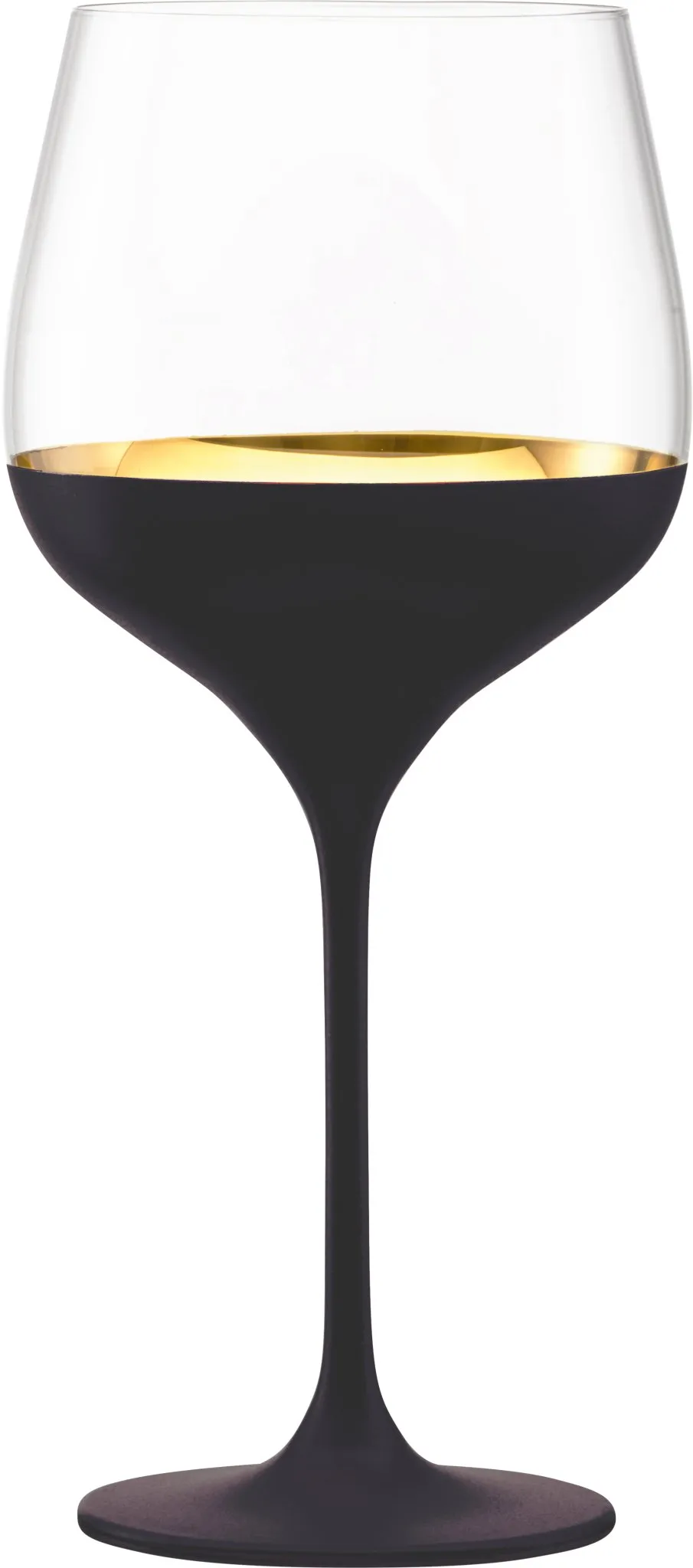 ORO24k Largest Grand Burgundy 24k Gold Wine Glass, Set of 1