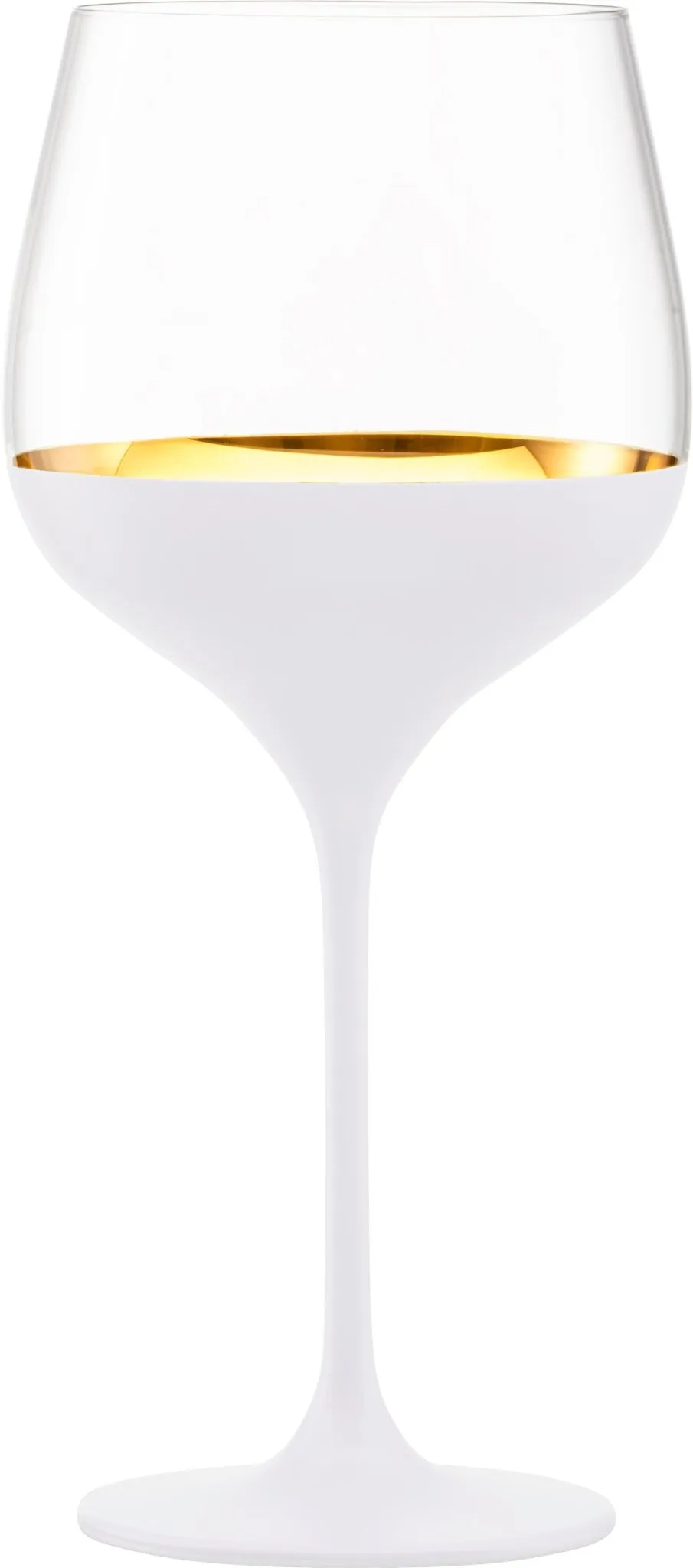 ORO24k Largest Grand Burgundy 24k Gold Wine Glass, Set of 1