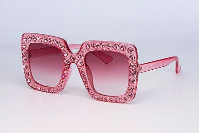 Oversized Square Frame Bling Rhinestone Sunglasses Fashion sunglasses