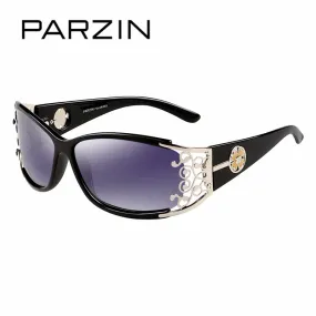 PARZIN 2017 Women Sunglasses For Driving So Real Brand Designer Spectacles Hollow Frame Plastic Glasses With Original Logo Box