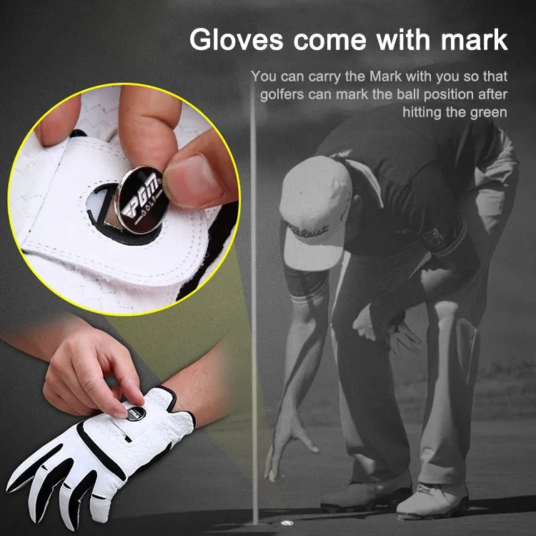 PGM Golf Sheepskin Breathable Non-slip Single Gloves for Men (Color:Left Hand Size:26)