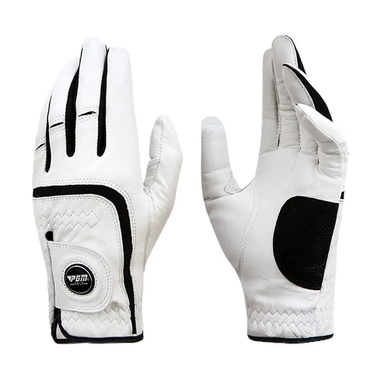 PGM Golf Sheepskin Breathable Non-slip Single Gloves for Men (Color:Left Hand Size:26)