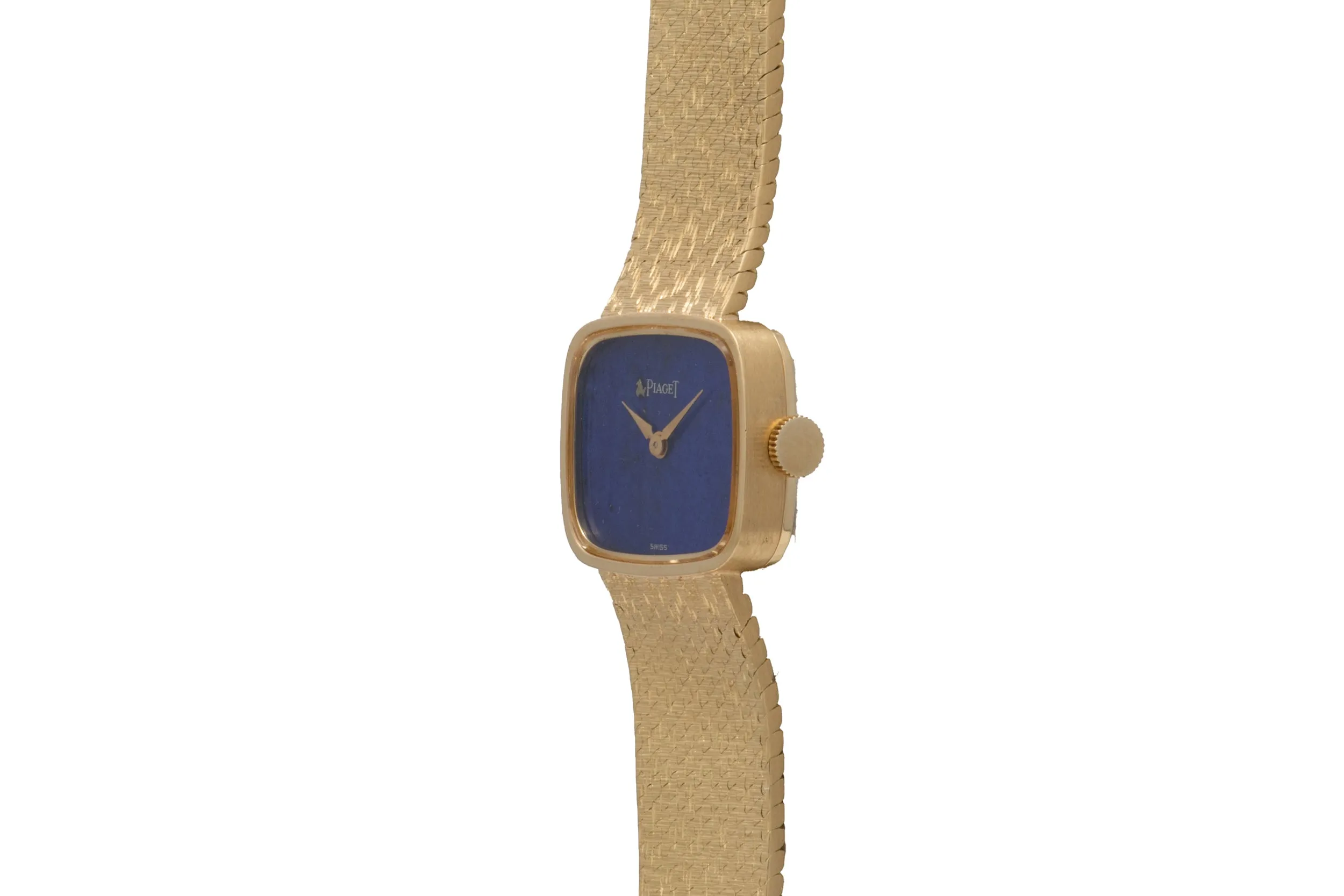 Piaget 'Lapis Lazuli' Yellow Gold Dress Watch