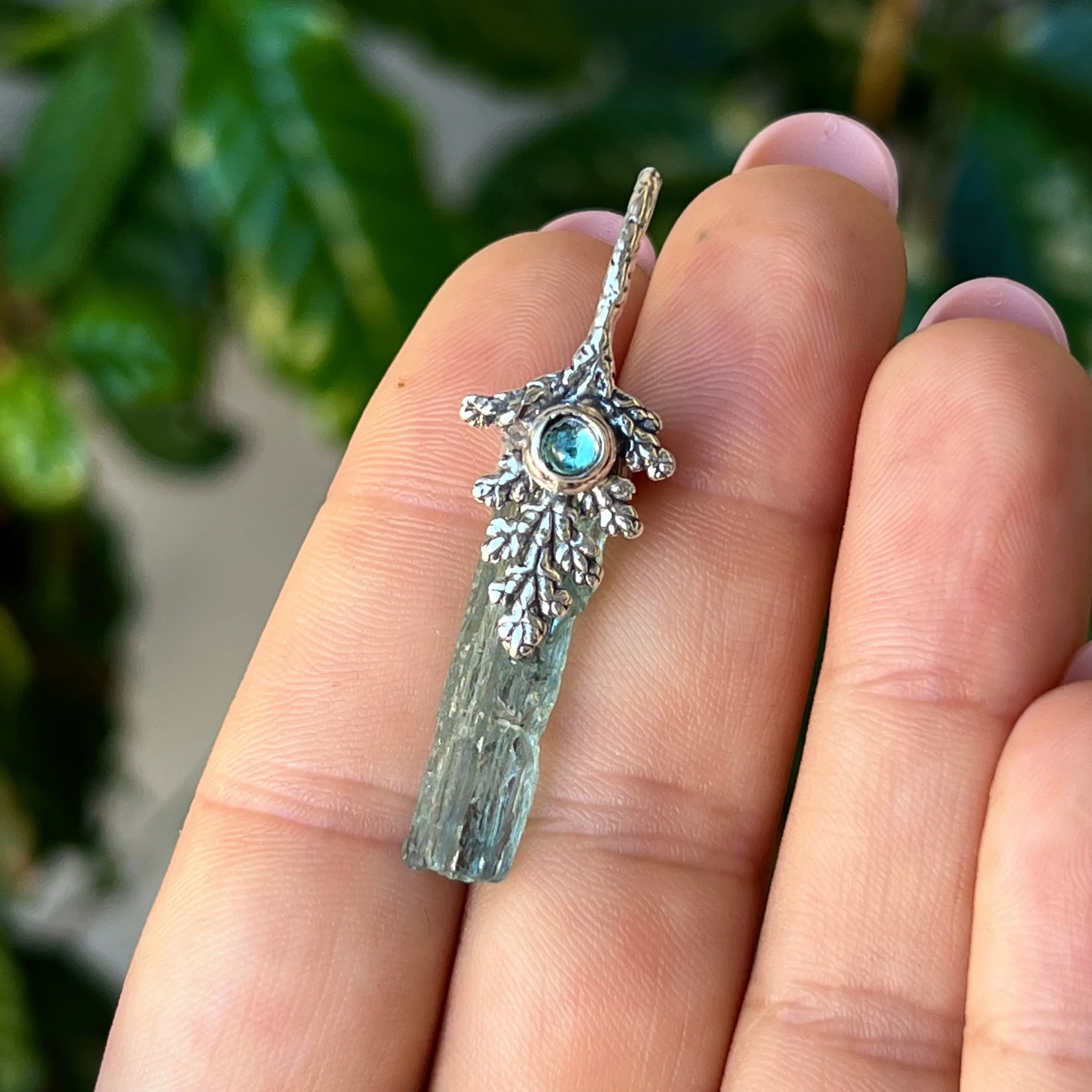 PRE-ORDER FOR MELISSA- Aquamarine Fairy Pendant