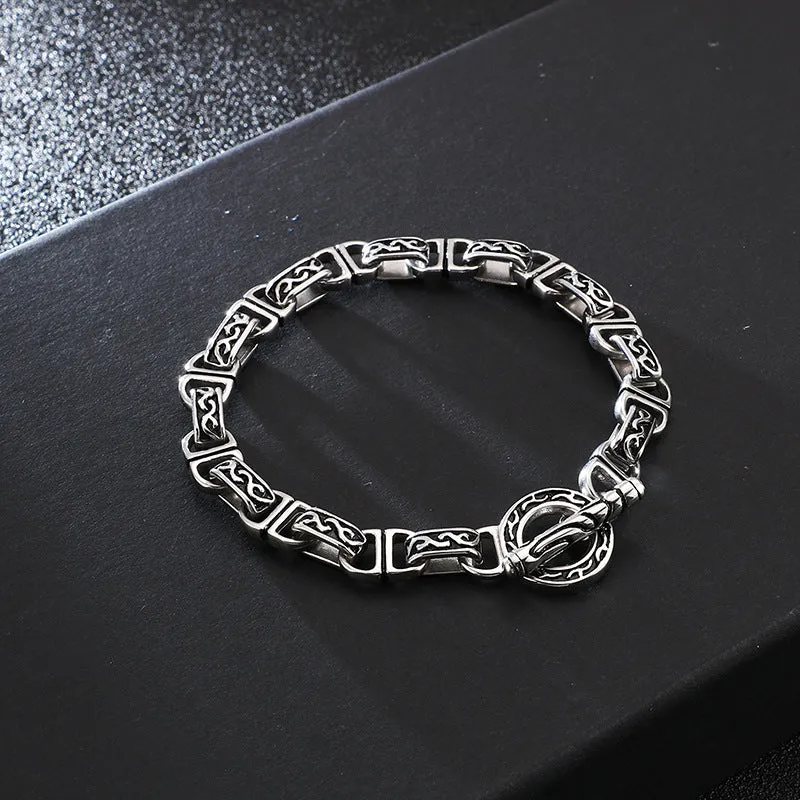 Retro Punk Titanium Steel Men's Bracelet