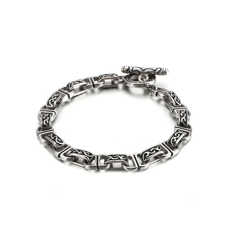 Retro Punk Titanium Steel Men's Bracelet