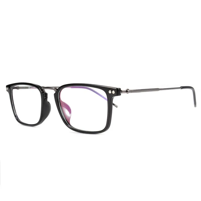 Reven Jate Unisex Full Rim Square Tr90 Eyeglasses N477