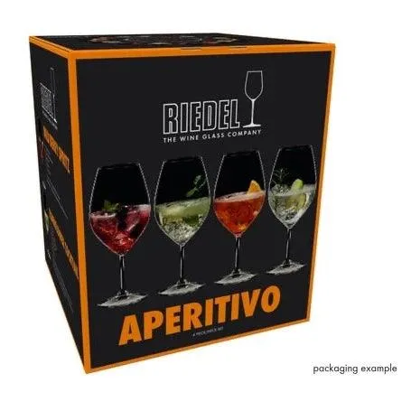 RIEDEL APERITIVE GLASSES - SET OF 4 - MADE IN GERMANY