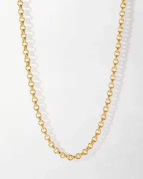 Rolo Chain Necklace - Gold