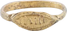 ROMAN RING, 2ND-5TH CENTURY AD, SIZE 10 ½