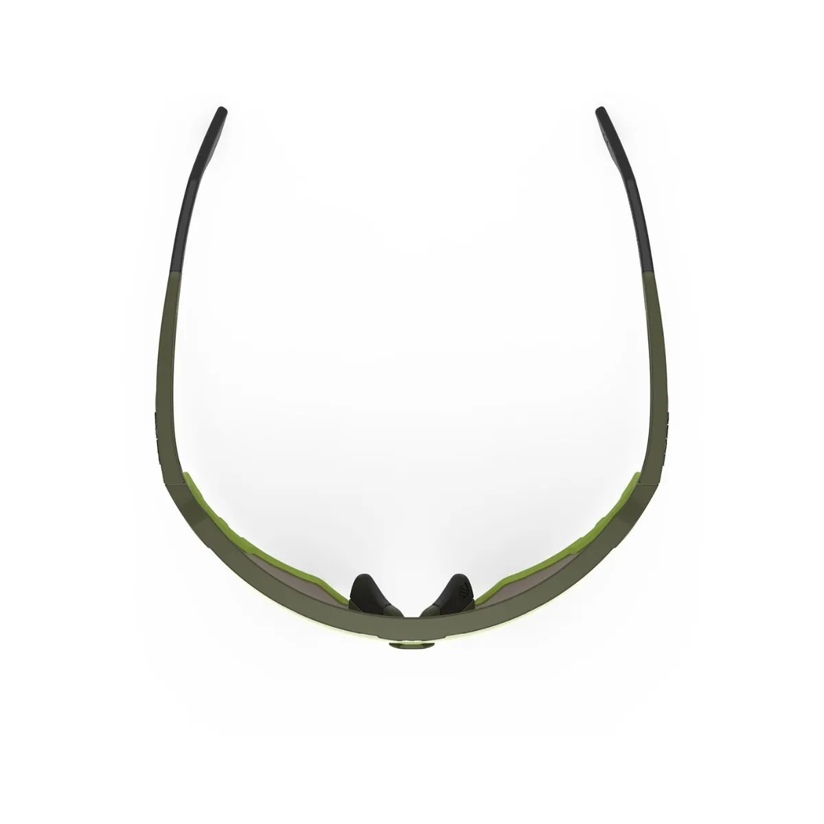 Rudy Project Defender Multilaser Matte Olive Yellow Glasses