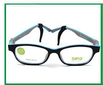 Secg Unisex Children's Full Rim Rectangle Silicone Eyeglasses 28139