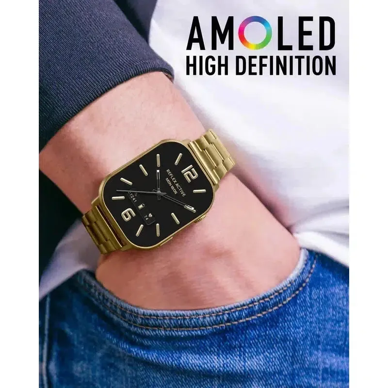 Series 29 Reflex Active Amoled Pale Gold Bracelet Smart Calling Watch