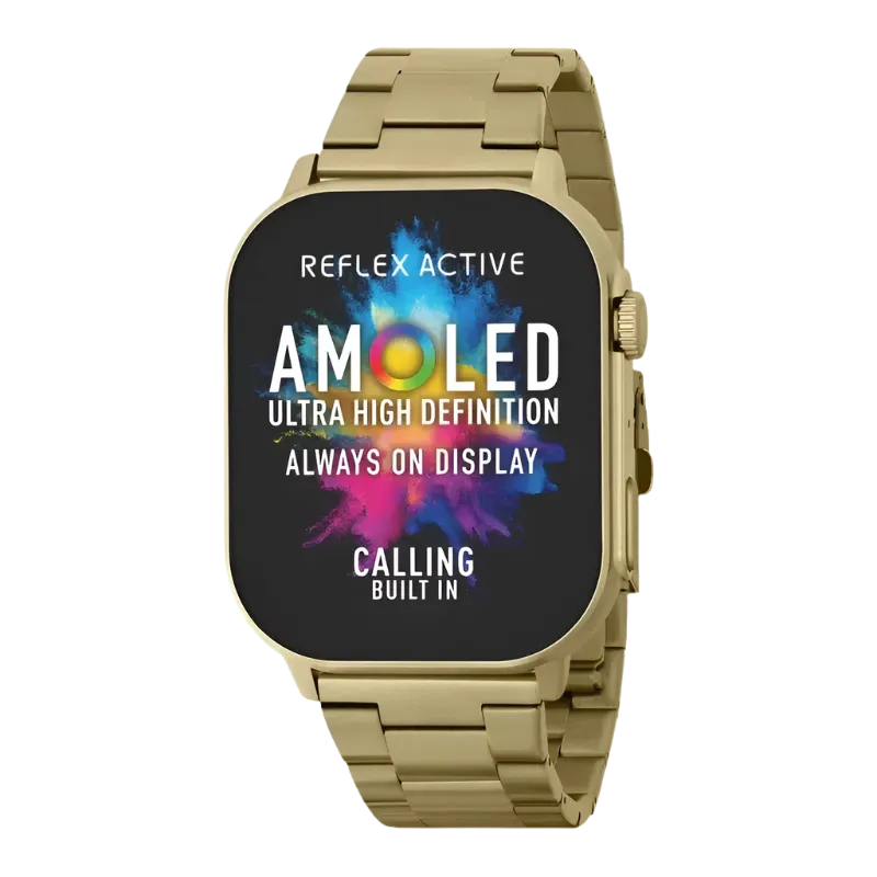 Series 29 Reflex Active Amoled Pale Gold Bracelet Smart Calling Watch