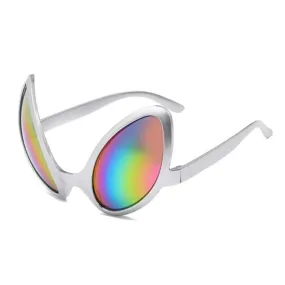 Silver Alien Glasses