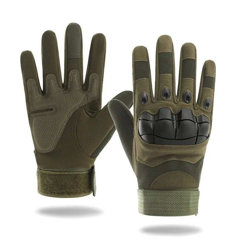 SOFT SHELL PROTECTIVE PALM REST TOUCH SCREEN COMBAT TRAINING TACTICAL ALL FINGER GLOVES