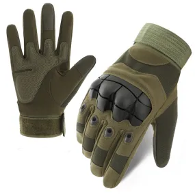 SOFT SHELL PROTECTIVE PALM REST TOUCH SCREEN COMBAT TRAINING TACTICAL ALL FINGER GLOVES