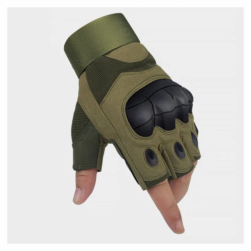 SOFT SHELL PROTECTIVE PALM REST TOUCH SCREEN COMBAT TRAINING TACTICAL ALL FINGER GLOVES