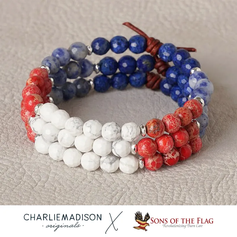 Sons of the Flag Mini Bracelet | Sons of the Flag X Charliemadison Collaboration