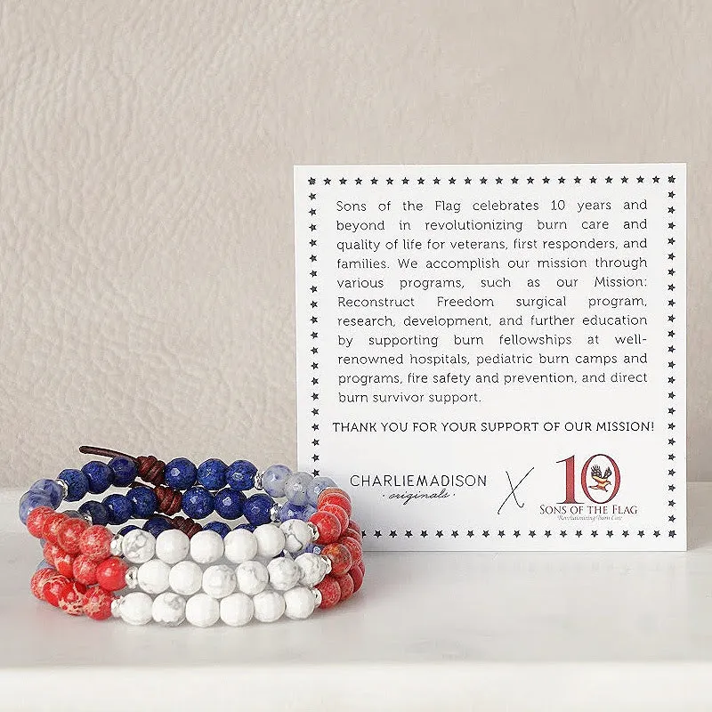 Sons of the Flag Mini Bracelet | Sons of the Flag X Charliemadison Collaboration