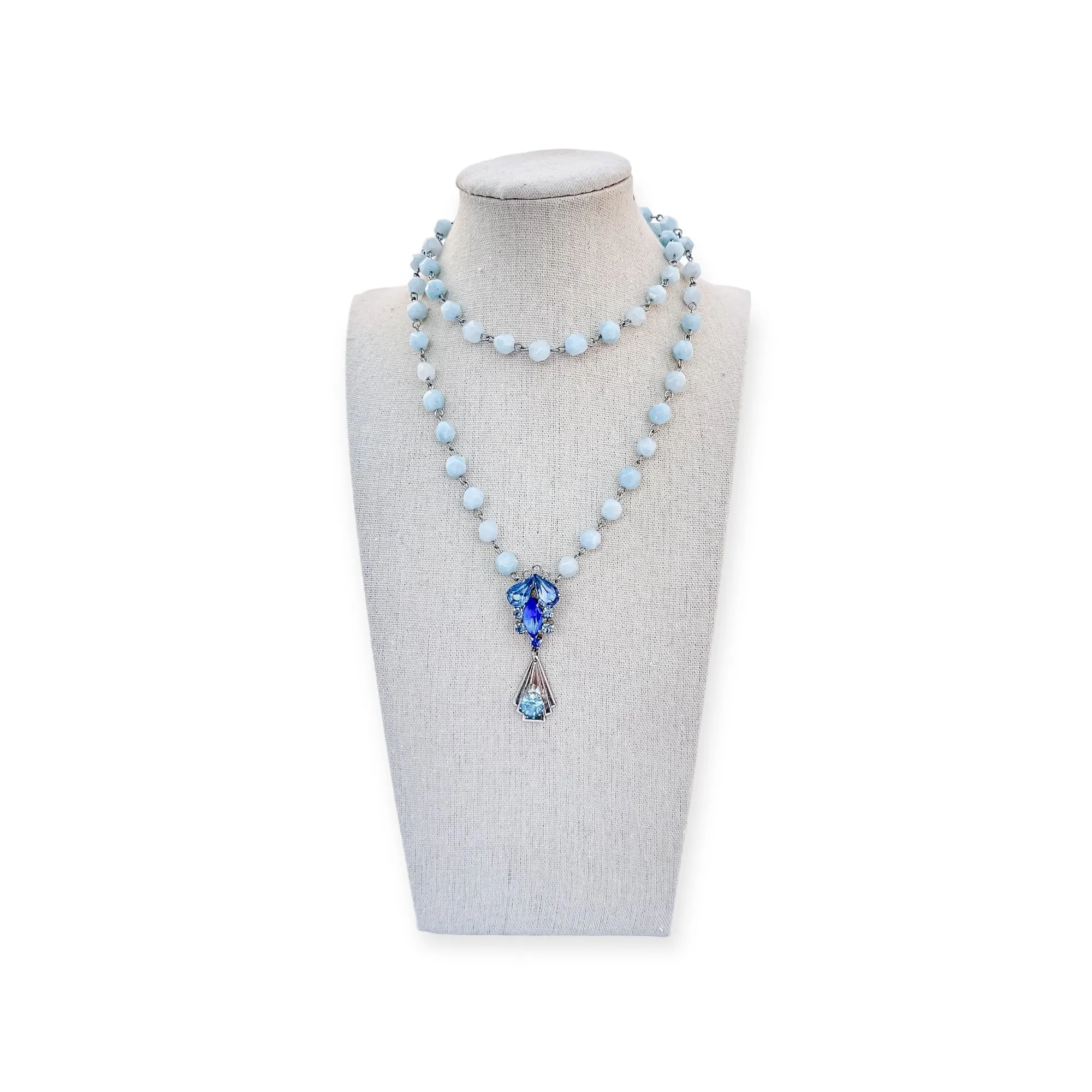 Sparkling Sky Beaded Bauble Necklace