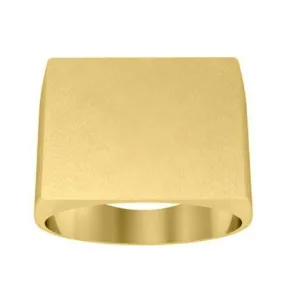 Square Face Signet Ring - 15mm x 19mm