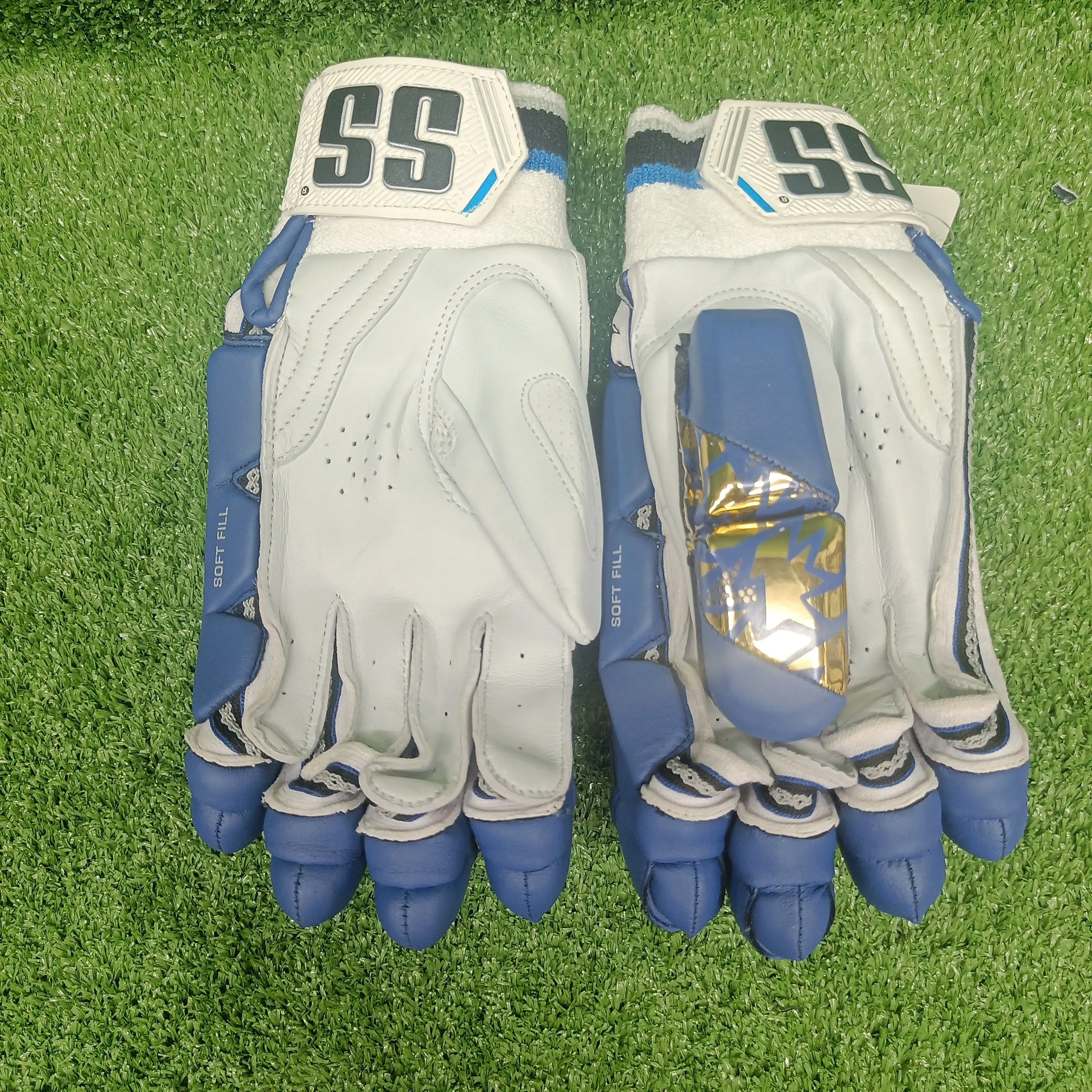 SS Super Test Mumbai Indians IPL Cricket Batting Gloves