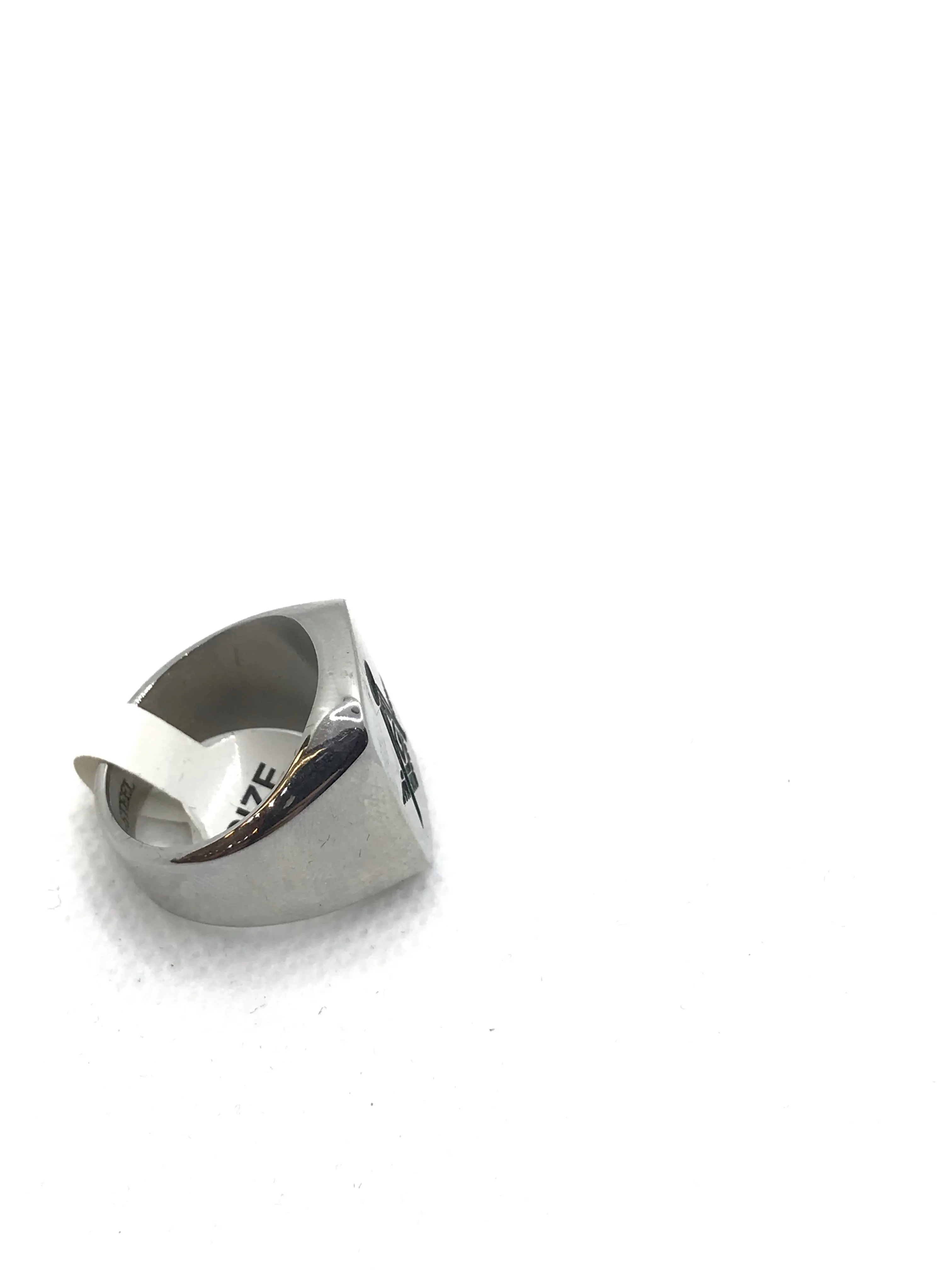 Stainless steel square Masonic ring