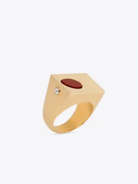 Stone signet ring